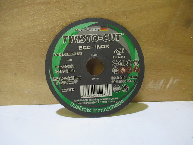 Ca. 30x metaal slijpschijven twisto cut, eco inox a46t-bf - afbeelding 2 van  3