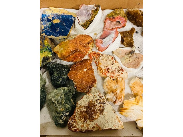 Ca. 30x mineralen divers uit marokko - afbeelding 6 van  8