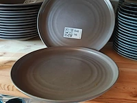 Ca. 30x platte borden, grijs - afbeelding 1 van  2