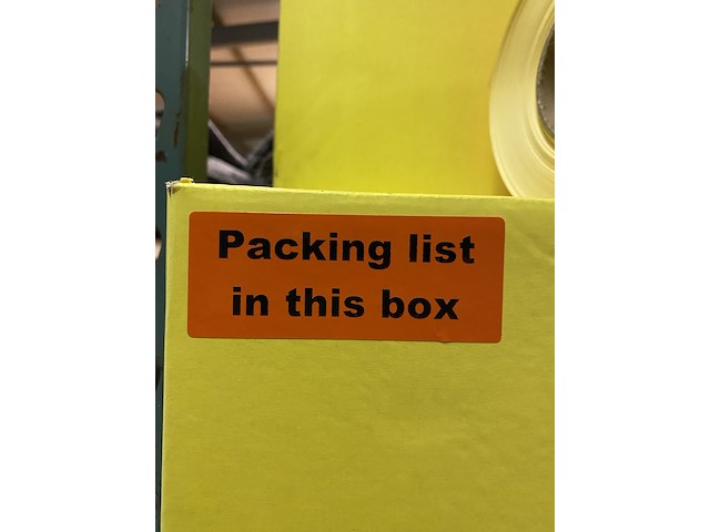 Ca. 30x rollen etiketten packing - afbeelding 3 van  3