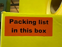 Ca. 30x rollen etiketten packing - afbeelding 3 van  4