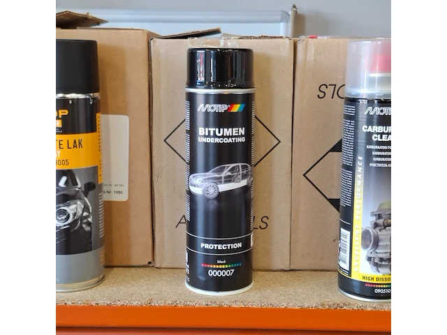 Ca. 30x spuitbus, motip, o.a. zwarte lak, bitumen en carburateur cleaner - afbeelding 3 van  7