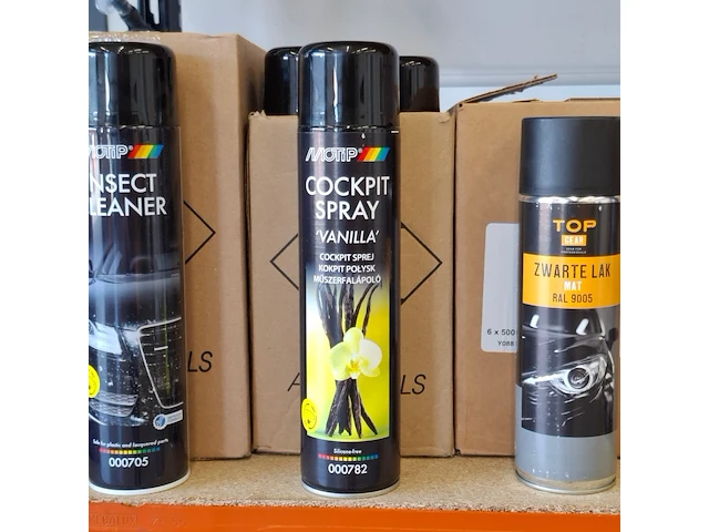 Ca. 30x spuitbus, motip, o.a. zwarte lak, bitumen en carburateur cleaner - afbeelding 5 van  7