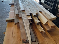 Ca. 30x vuren diverse balken en latten, lengte 140-300 cm - afbeelding 4 van  4