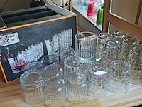 Ca. 30x whisky en longdrink glazen
