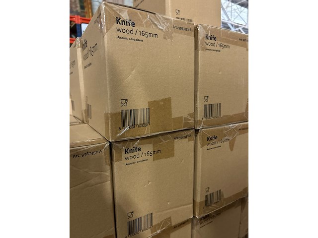 Ca. 31000x mes wood 165 mm, 9000x lepel wood 160 mm - afbeelding 4 van  4