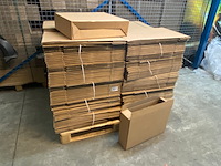 Ca. 310x verzenddozen 51x12x39cm met autolockbodem, bruin - afbeelding 1 van  4