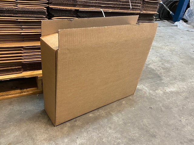 Ca. 310x verzenddozen 51x12x39cm met autolockbodem, bruin - afbeelding 2 van  4