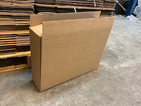 Ca. 310x verzenddozen 51x12x39cm met autolockbodem, bruin - afbeelding 2 van  4