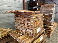 Ca. 315x ipé planken geschaafd country grade, 21x120mm, lengte 266/65cm, 49/125cm - afbeelding 2 van  3