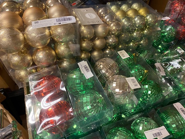 Ca. 319x diverse kerstballen, house of seasons - afbeelding 3 van  3