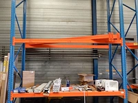 Ca. 3,1mtr palletstelling, oranje/blauw