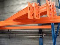 Ca. 3,1mtr palletstelling, oranje/blauw - afbeelding 2 van  4