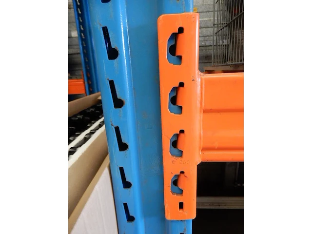 Ca. 3,1mtr palletstelling, oranje/blauw - afbeelding 4 van  4