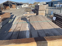 Ca. 31x angelim pedra balken fijnbezaagd, 55x105mm, lengte 160cm - afbeelding 1 van  3