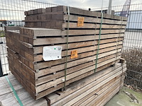 Ca. 31x angelim pedra balken fijnbezaagd, 55x105mm, lengte 160cm - afbeelding 2 van  4