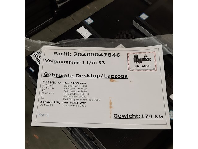 Ca. 31x desktop, o.a. hp, o.a. elitedesk 800 g4 - afbeelding 2 van  10