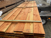 Ca. 31x douglas veer en groef, 18x185mm, lengte 500cm - afbeelding 1 van  3