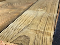 Ca. 31x geschaafde geïmpregneerde planken, 540 cm - afbeelding 2 van  3