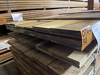 Ca. 31x guyana ipé country grade planken geschaafd, 18x140mm, lengte 6/400cm, 3/450cm, 22/500cm - afbeelding 3 van  3