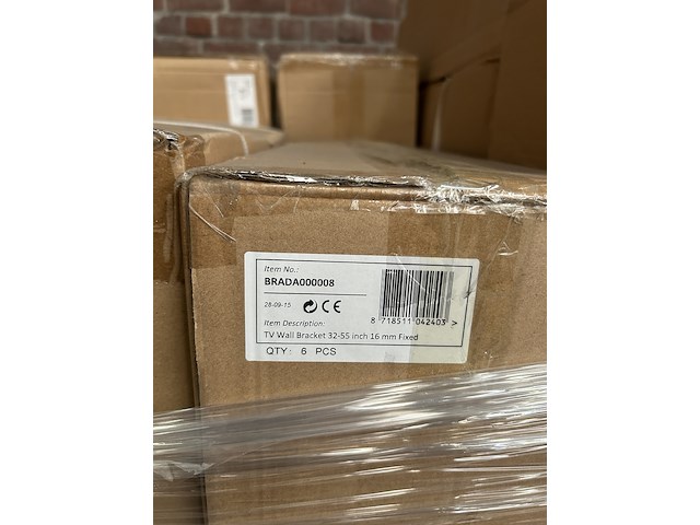 Ca. 31x tv wandbeugel 32-55" vast, kantelbaar, sam creative, brada000008, brada000012 - afbeelding 3 van  4