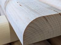 Ca. 31x vuren balken halfrond - afbeelding 6 van  6