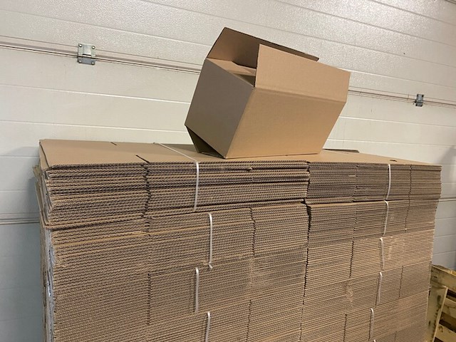 Ca. 320x verzenddozen 42x17x17cm, bruin - afbeelding 1 van  3