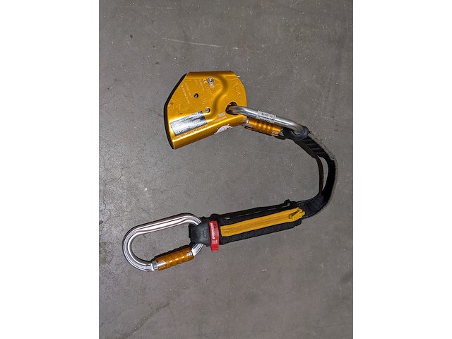 Ca. 32x automatische anti-valbeveiliging met demper en karabijnhaak, petzl, asap'sorber 40 - afbeelding 3 van  9