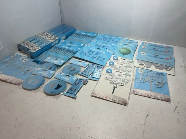 Ca. 32x babysshower jongen versiering - afbeelding 1 van  5