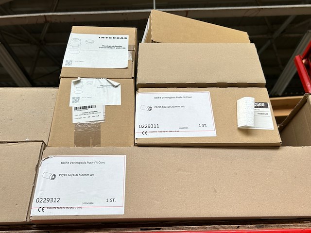 Ca. 32x bouwmarktartikelen w.o. verlengbuis push-fit, w.o. ubifit, intergas, burgerhout - afbeelding 4 van  7