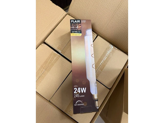 Ca. 32x decoratieve led buislampen, flair, led tt75 / e27 (art. 10445505), extra warm wit', 2022 - afbeelding 1 van  7