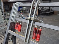 Ca. 32x diverse lijmtangen met verrijdbaar frame bessey en wurth - afbeelding 4 van  9