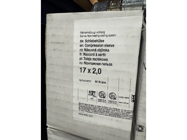 Ca. 32x doos buisklemmen, grijs - afbeelding 9 van  10