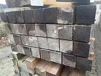 Ca. 32x douglas balken fijnbezaagd, 120x120mm, lengte 500cm - afbeelding 3 van  3