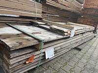 Ca. 32x douglas wisselsponning/halfhoutsrabat, 18x185mm, lengte 22/300cm, 10/400cm - afbeelding 2 van  3