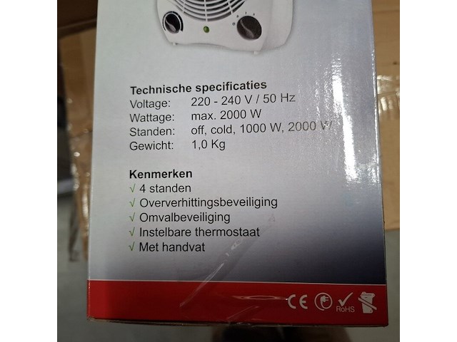 Ca. 32x elektrische kachel, atomic, basic, wit - afbeelding 3 van  3