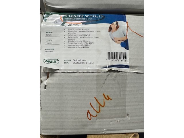 Ca. 32x flexibele geluidsdemper, master iso aks demper / semiflex - afbeelding 4 van  6