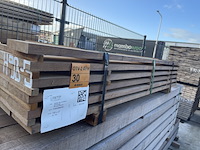 Ca. 32x guyana ipé planken fijnbezaagd, 27x155mm, lengte 185cm - afbeelding 2 van  3