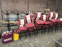 Ca. 32x horeca retro stoel met tafels - afbeelding 1 van  9