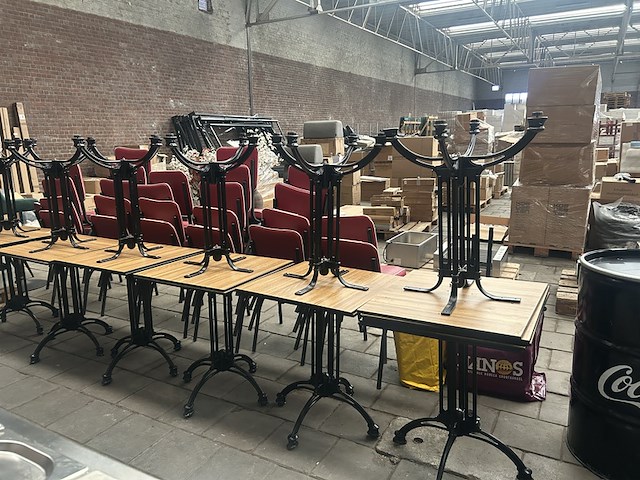 Ca. 32x horeca retro stoel met tafels - afbeelding 2 van  9
