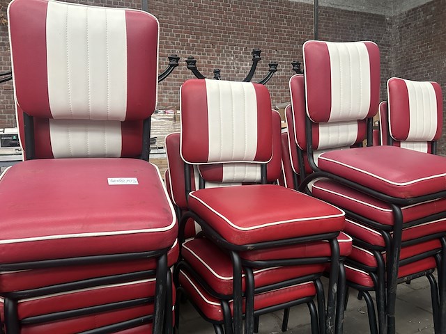 Ca. 32x horeca retro stoel met tafels - afbeelding 7 van  9