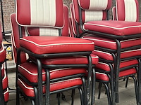 Ca. 32x horeca retro stoel met tafels - afbeelding 8 van  9