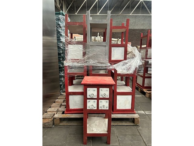 Ca. 32x houten kast (3 soorten), pv-036 - afbeelding 2 van  7