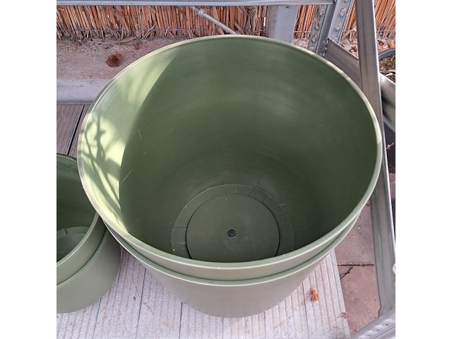 Ca. 32x kunststof bloempot, ts collection - afbeelding 6 van  9