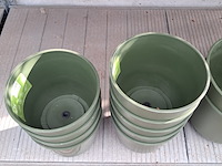 Ca. 32x kunststof bloempot, ts collection - afbeelding 7 van  9
