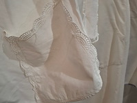 Ca. 32x oude crème/ witte schorten middeleeuws - afbeelding 5 van  10