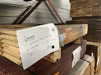 Ca. 32x pakoeli kopse veer en groef (buitenparket), 21x145mm, lengte 100cm - afbeelding 2 van  3