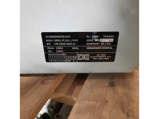 Ca. 32x scheidingstrafo, de drie electronics - afbeelding 5 van  7