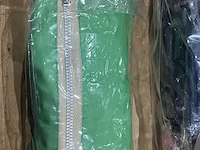 Ca. 330x opvouwbare rugtasjes, groen, rood en blauw - afbeelding 2 van  4