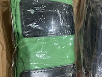 Ca. 330x opvouwbare rugtasjes, groen, rood en blauw - afbeelding 3 van  4